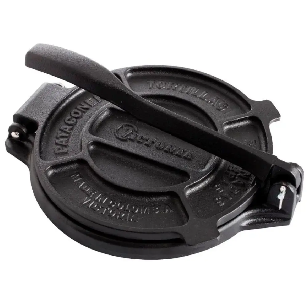Prensa Para Tortillas 6.5" Marca Victoria Acero Inoxidable Duradero Cocina Profesional - 55136001