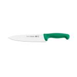 Tramontina 24609-020 Cuchillo Carnicero 10" Hoja Acero Inoxidable 3 Rivets Mango Verde