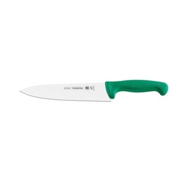 Tramontina 24609-020 Cuchillo Carnicero 10" Hoja Acero Inoxidable 3 Rivets Mango Verde