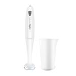 Practika Robot 250 II Batidora de Inmersión 250W 5 Velocidades Varilla Desmontable Acero Inoxidable Blanco