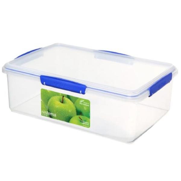 Envase para Comida Sistema 1870 7L con Tapa Segura Apto Frigorífico Sin Derrames Claro