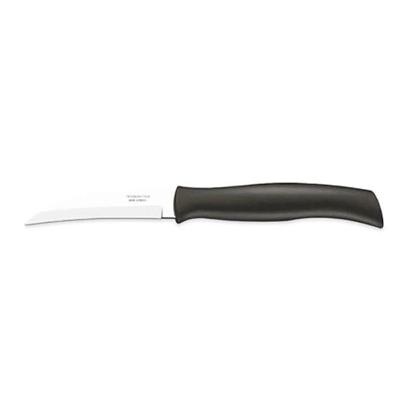 Tramontina Cuchillo Mondador 3 Athus 23079 Hoja Acero Inoxidable 13 cm Mango Polipropileno Negro