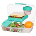 Sistema Contenedor de Alimentos 1.76L Hermético Libre de BPA Multiusos