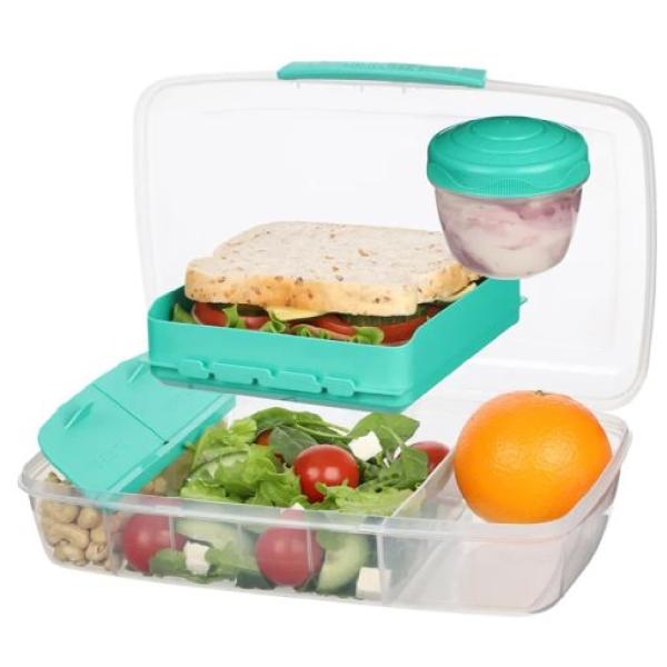 Sistema Contenedor de Alimentos 1.76L Hermético Libre de BPA Multiusos