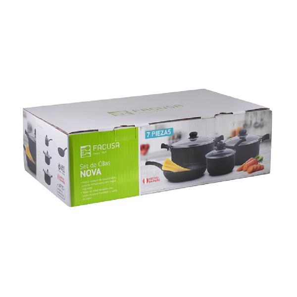 SET DE OLLAS X 07 NOVA T/V ANTIADHERENTE