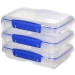 Tupperware Sistema 1513ZS Recipientes Herméticos 500ml Compactos para Almacenamiento Transparentes