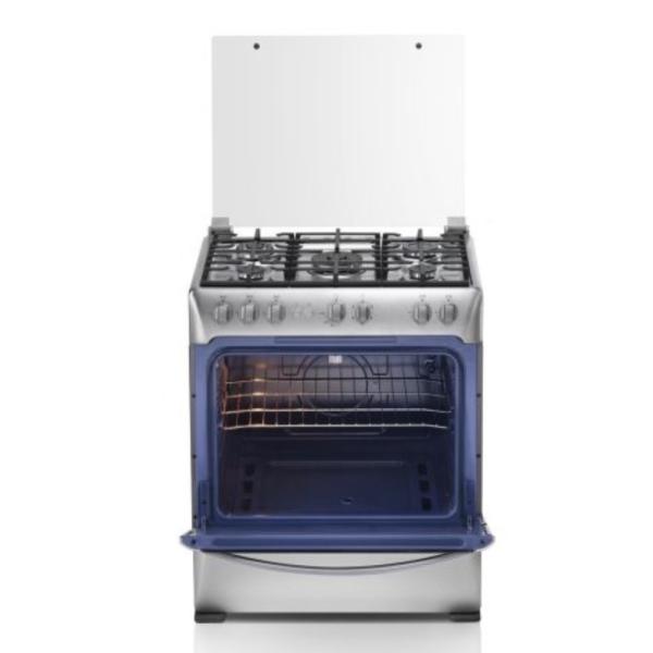 Indurama Firenze Zafiro Croma Cocina a Gas 5 Hornillas Encendido Automático Acabado Espejo