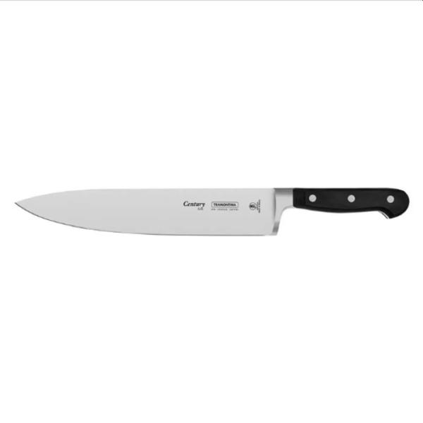 Tramontina 24011-010 Cuchillo Carnicero 20cm Filo Precision Acero Cromado 13% Mango Ergonomico