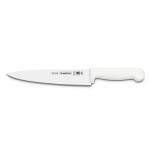 Tramontina Cuchillo para Carne 8" Master Blanco Hoja Acero Inoxidable Mango Ergonómico y Seguro - 10059769