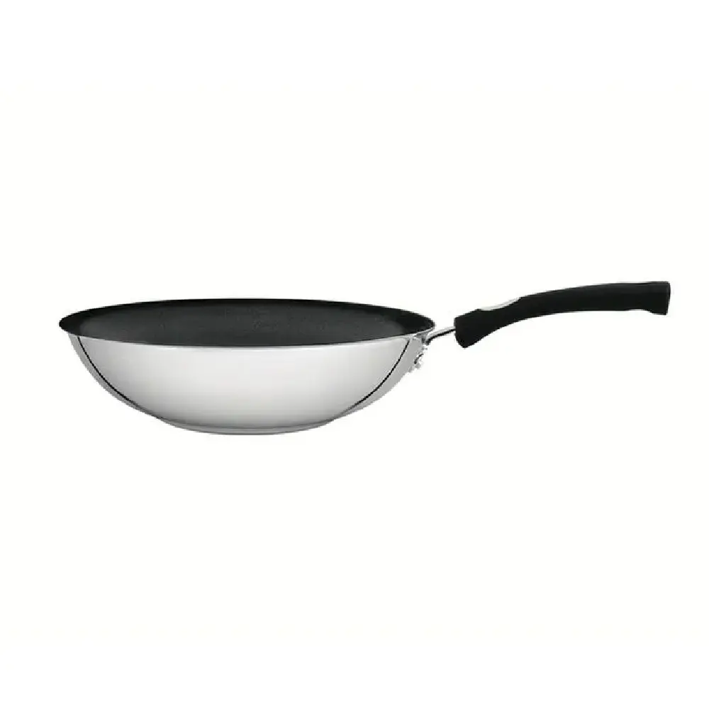 Tramontina Sartén Wok Profesional 28cm con Tapa 3.3 Lt Antiadherente - 10145671