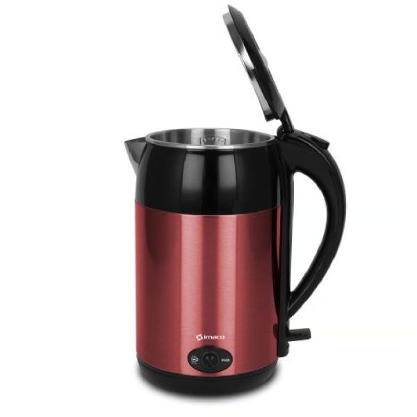 Imaco KE-1822SR Hervidor Eléctrico 1.8L 1500W Apagado Automático Base 360° Rojo