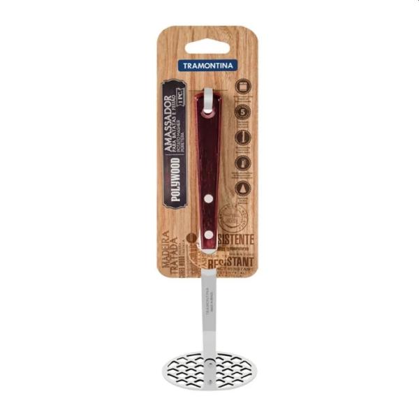 Tramontina Polywood Puretero 10136070 20L Resistente a la Intemperie Fácil Limpieza Diseño Ergonómico