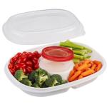 Rubbermaid Plato para Fiestas 1910335 26cm Diseño Elegante Fácil de Limpiar Sin Deformaciones