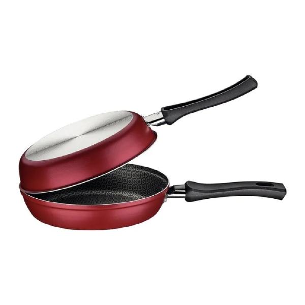 Tramontina Loreto Omeletera 20 cm Antiadherente Acero Inoxidable Mango Ergonómico