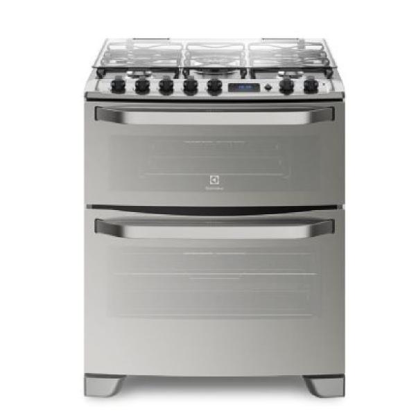 Electrolux 76DXR Cocina 5 Hornillas Doble Horno 90cm Acero Inoxidable Autolimpiante