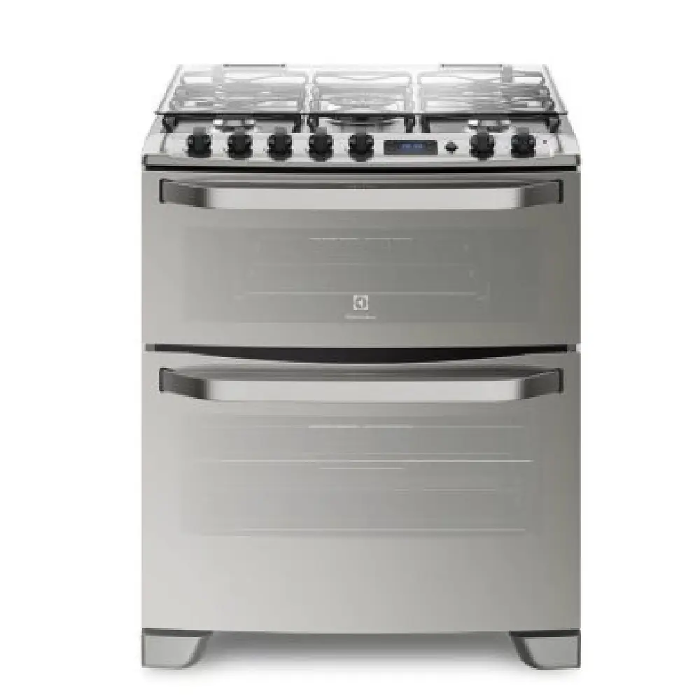 Electrolux 76DXR Cocina 5 Hornillas Doble Horno 90cm Acero Inoxidable Autolimpiante