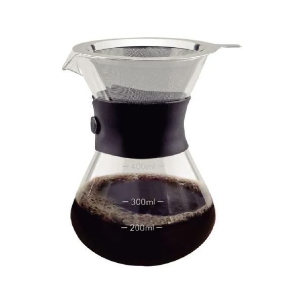 Cafetera Espresso Tramontina 90033008 300ml Vidrio Borosilicato Filtro Acero
