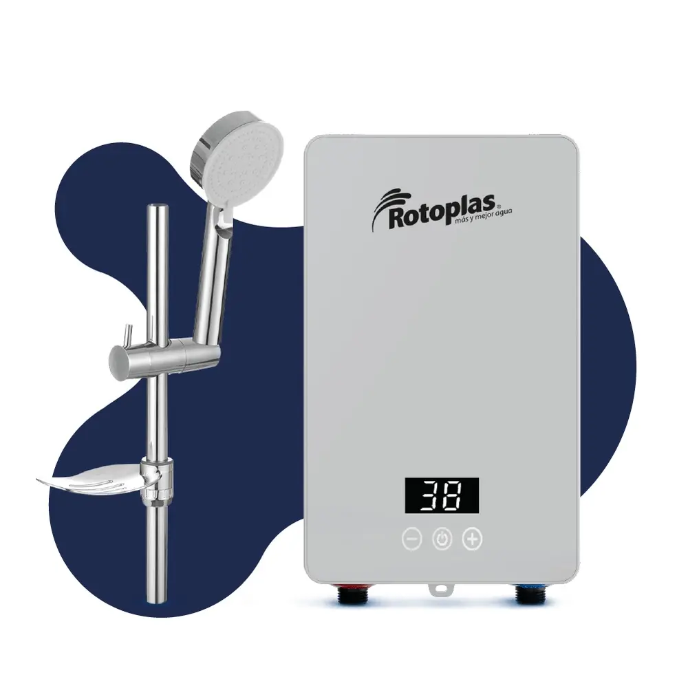 Rotoplas New Sense Pro 6KW Terma Instantánea Digital Seguridad Avanzada Blanco