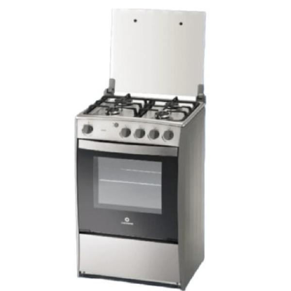 Cocina Indurama Viena QZ 4 Hornillas 18.000 BTU Parrilla Antiadherente Diseño Moderno Acero