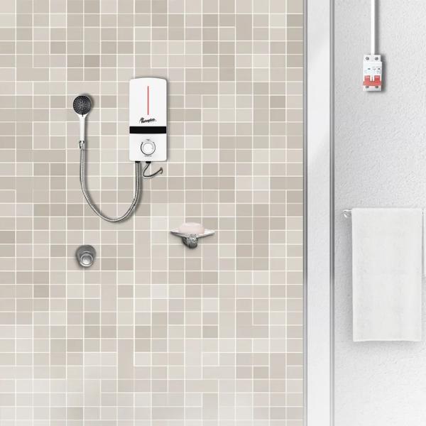 Rotoplas Spazio 5500W Calentador Eléctrico Automático Ahorro Energético Blanco