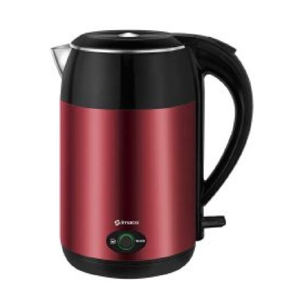 Imaco KE-1822SR Hervidor Eléctrico 1.8L 1500W Apagado Automático Base 360° Rojo