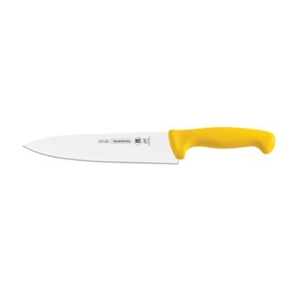 Cuchillo Tramontina 24609-056 15 cm Amarillo Hoja Afilada Balance Perfecto Cocina y CarnicerĂa