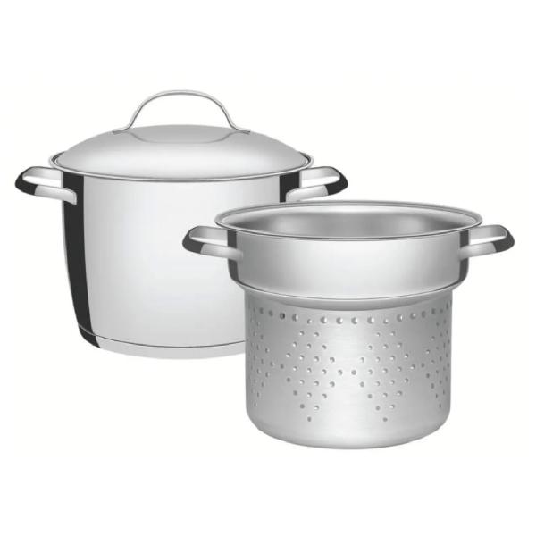 Tramontina Cozi Pasta Set Culinario 2 Piezas Acero Inoxidable 18/10 Cocina Profesional - 10286438