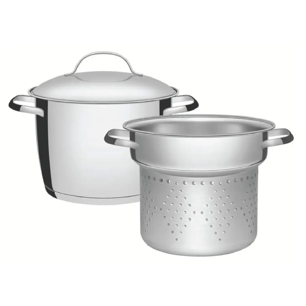 Tramontina Cozi Pasta Set Culinario 2 Piezas Acero Inoxidable 18/10 Cocina Profesional - 10286438