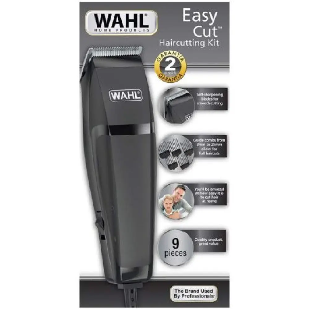 Máquina Cortapelo Wahl Easy Cut 15W Tecnología Ultra-Ligera Sistema Low Noise 5 Velocidades