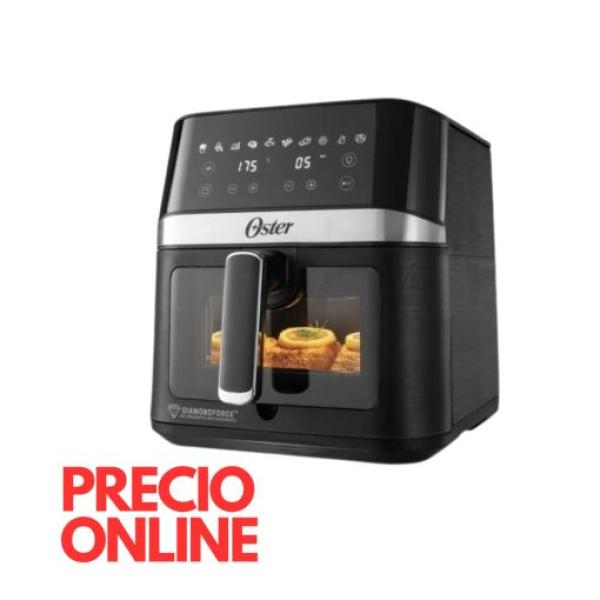 Oster CKSTAF60WDDF Freidora de Aire Digital 6L 1500W 8 Programas Pantalla Táctil