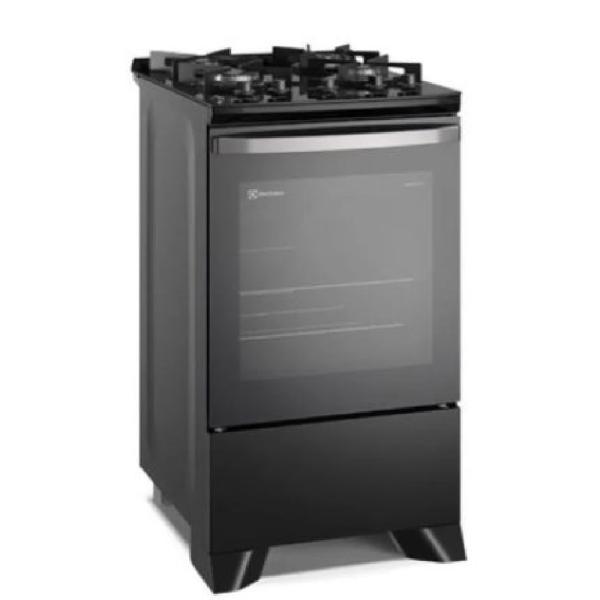 Electrolux FE4GP Cocina 4 Quemadores 5.2 kW Encendido Automático Mesa de Vidrio Negro