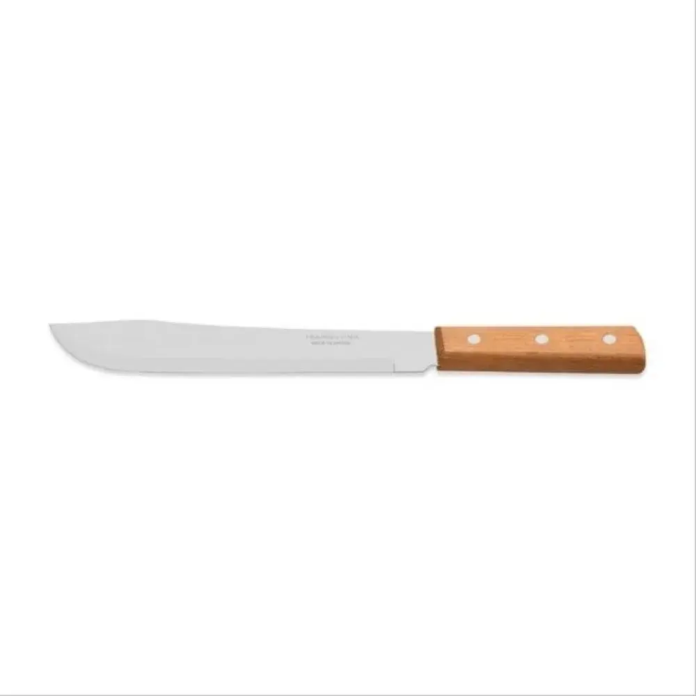 Tramontina Cuchillo Chef 22901-007 20 cm Filo Duradero Mango Ergómico Madera Natural