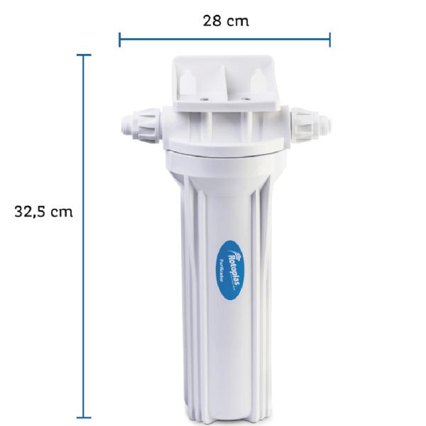 Rotoplas Purificador Bajo Lavadero 12L Filtración 5 Etapas Tecnología Hydropur-300009