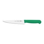 Cuchillo Tramontina 24620-020 10" Mango Ergonomico Verde Acero Inoxidable 18/0 Afilado Duradero