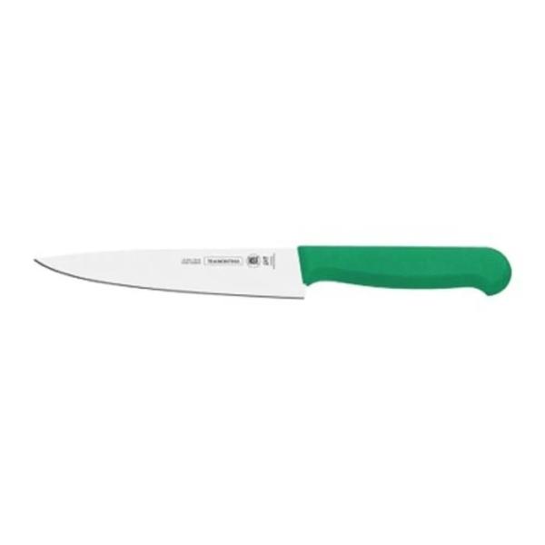 Cuchillo Tramontina 24620-020 10" Mango Ergonomico Verde Acero Inoxidable 18/0 Afilado Duradero