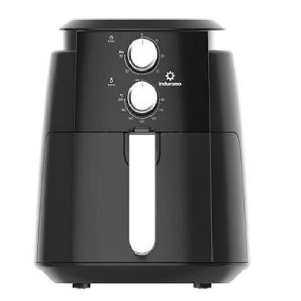 Indurama FAI-35MN Freidora de Aire 3.5L 1400W Perilla Mecánica 8 Funciones Sin Aceite