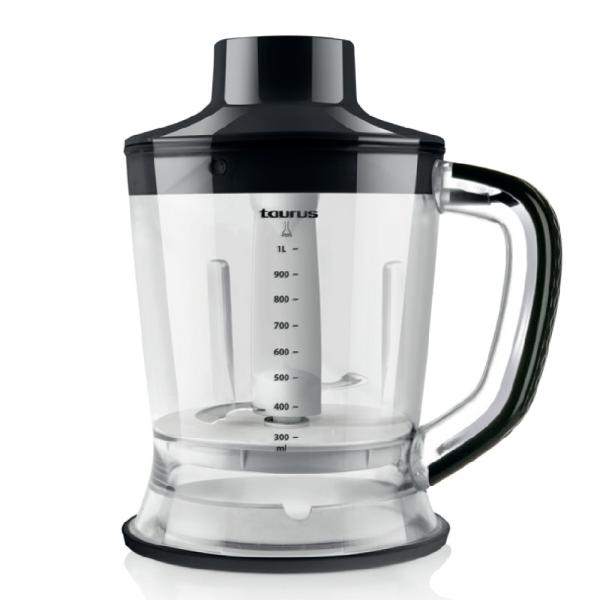 Taurus BAPI 1200 Plus Inox 1200W Batidora Inmersión Acero Inoxidable 5 Velocidades Negro