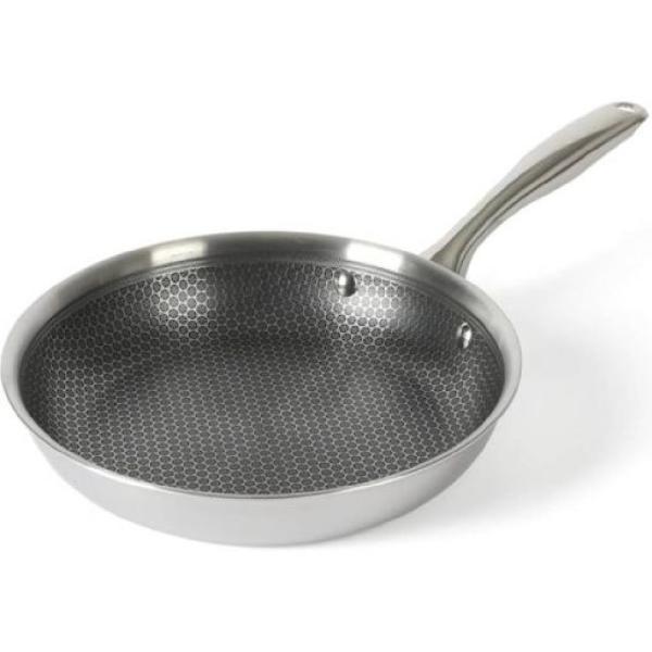 Sarten Oster Modessa 95 Serie Premium 24cm Antirayaduras Cubierta Duradera Plateado