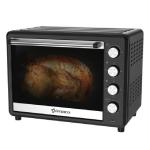 Horno Eléctrico Imaco Modelo HEB60R 2000W 66L Termostato 250°C Puerta Vidrio Templado Plateado