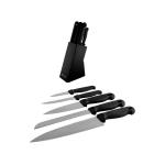 Set Cuchillos M-P 10286051 5 Unidades Mangos Antideslizantes Corte Preciso para Chef y Hogar Plateado