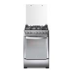 Indurama Vercelli Zafiro Croma Cocina a Gas 4 Hornillas 70 cm Encendido Automático
