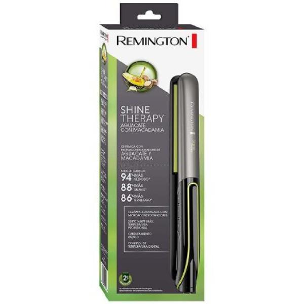 Remington Shine Therapy S12A 2200W Placas Cerámicas Tecnología Iónica 3 Temperaturas