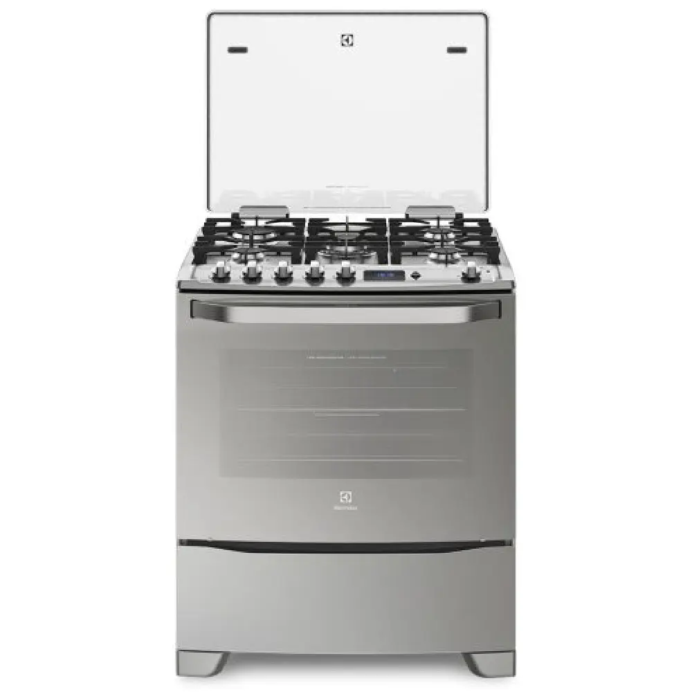 Cocina Electrolux 76GSR 5 Hornillas Acero Inoxidable 5.6 kW Encendido Automático