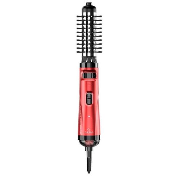 Gama Professional 0478 Cepillo Modelador Rotativo 1000W 3 en 1 Alisador/Ondulador/Voluminizador Rojo