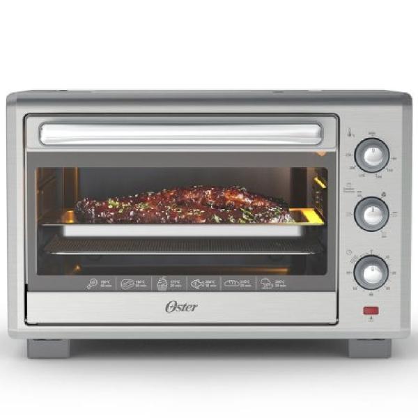 Oster TSSTTVLS35-053 Horno Freidora de Aire 35L 1700W Digital 7 Funciones Acero Inoxidable