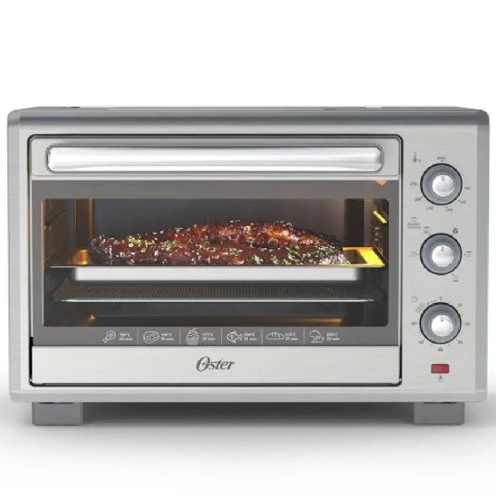 Oster TSSTTVLS35-053 Horno Freidora de Aire 35L 1700W Digital 7 Funciones Acero Inoxidable