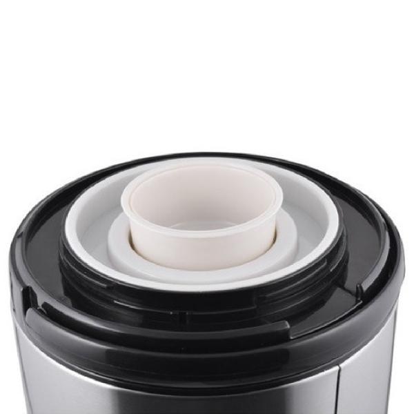 Facusa Dispensador de Líquidos 9.5 Lt. Acero Inoxidable Base Antideslizante Válvula Antirretorno Blanco- 10261005