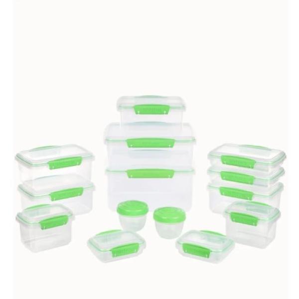 Sistema 65602ZS Set 14 Tuppers Conservación Alimentos 100% Herméticos Libre de BPA Multitamaño