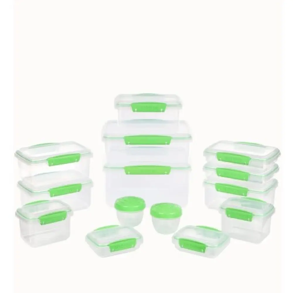 Sistema 65602ZS Set 14 Tuppers Conservación Alimentos 100% Herméticos Libre de BPA Multitamaño
