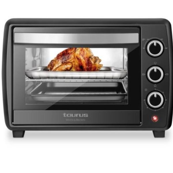 Horizon Horno de Sobremesa 30L 1500W Grill y Convección Termostato Ajustable Negro